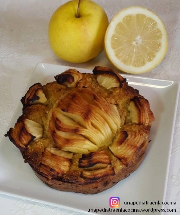 bizcochito libro de manzana y limón
